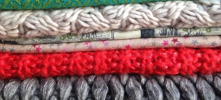Storing away winter clothes