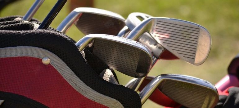 An image of golf clubs