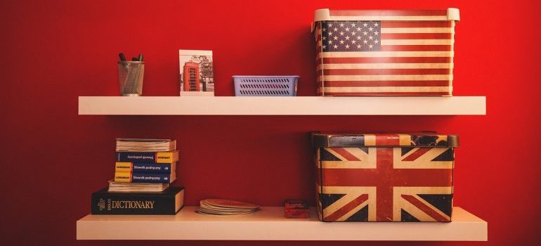 Shelves - one of the best budget-friendly storage solutions.