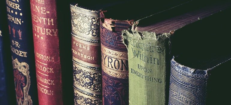 Antique books.