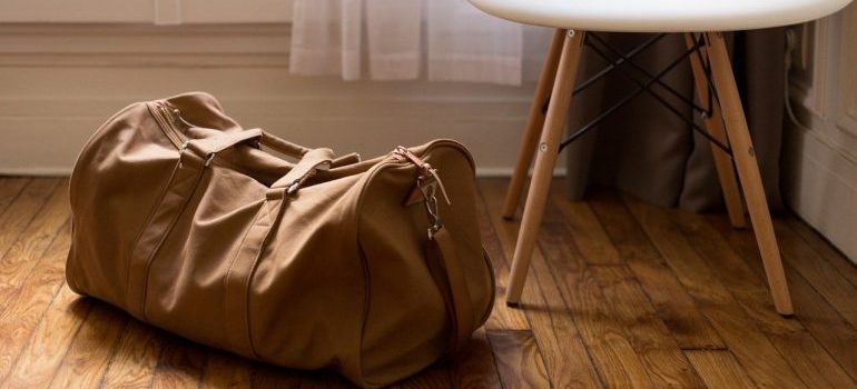 An essentials bag to make switching homes more simple.