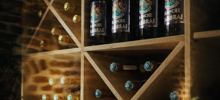 A wine cellar