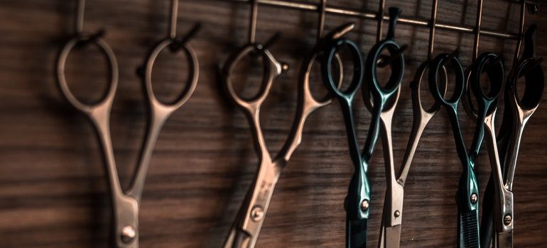 Tools on a wall.