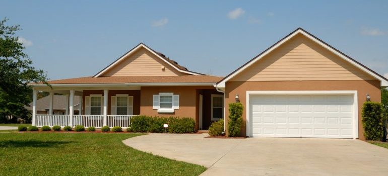 A house and a driveway