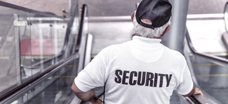 A security guard. 