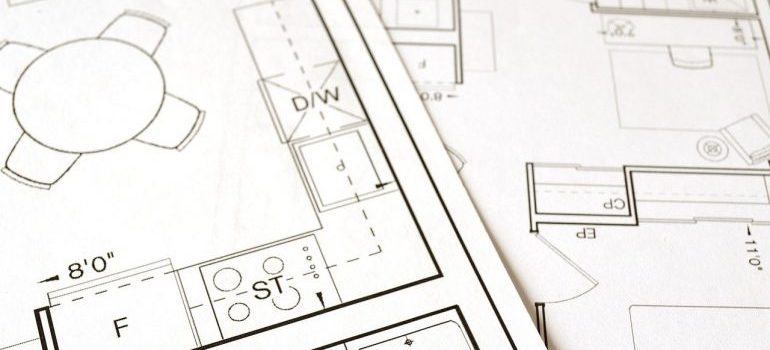 A floor plan.
