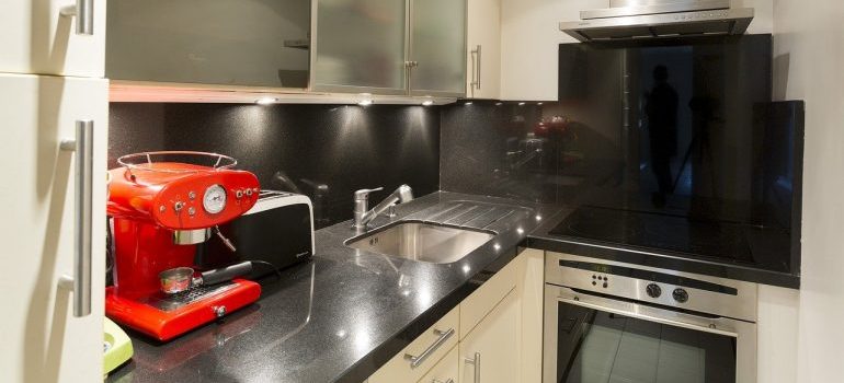 A kitchen.