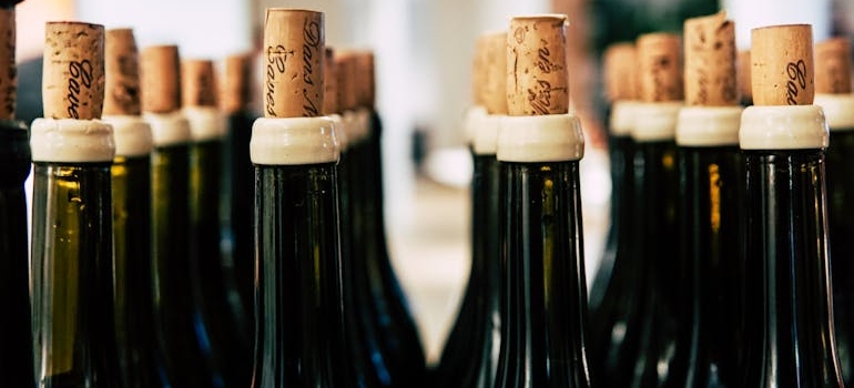 Close-up Photo of Wine Bottles With Cork