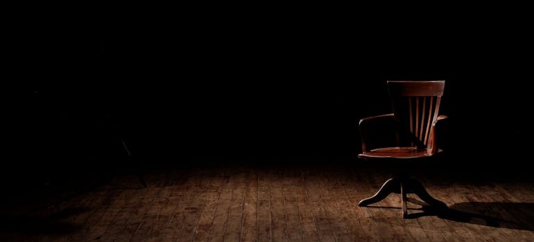 A Wooden Armchair is among items you shouldn't store in your basement
