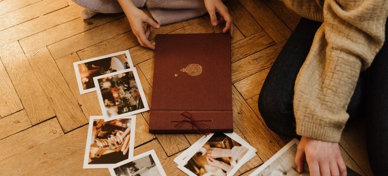 Photographs and photo album that self storage helps with in emergency evacuations