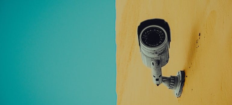 camera on a wall