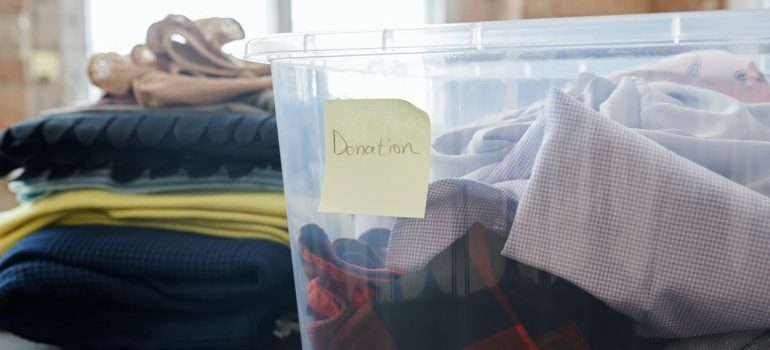 Clothes for donation