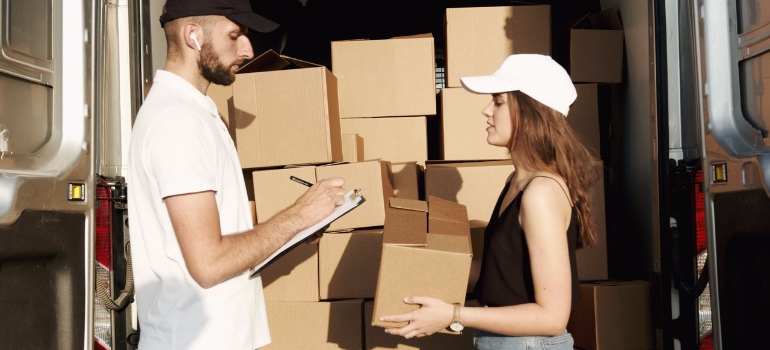 Movers and boxes 