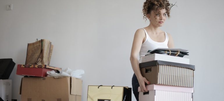 Women trying to reclaim your attic with self-storage