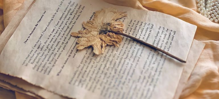old letters on a table