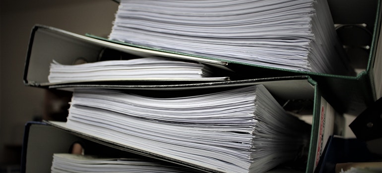 Pile of folders