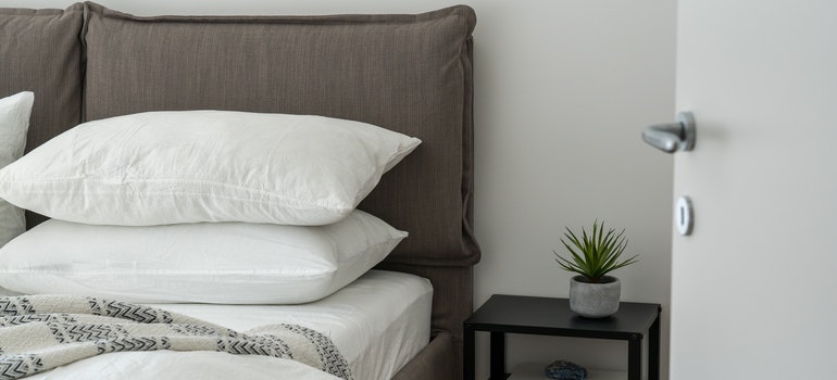room after storing your winter bedding