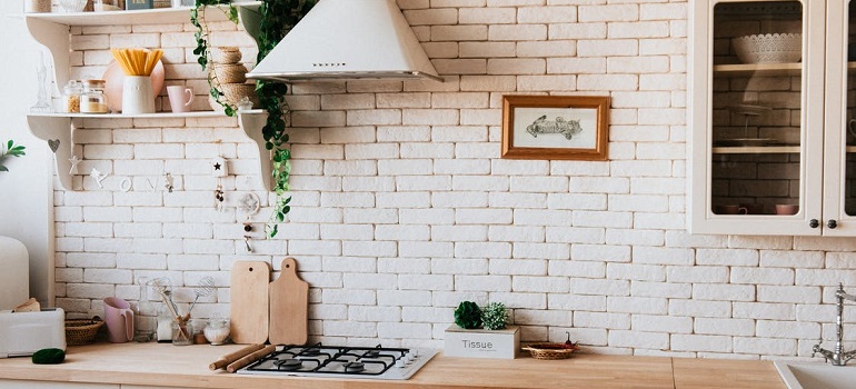 a neat kitchen