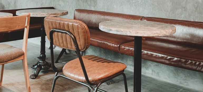table and chairs