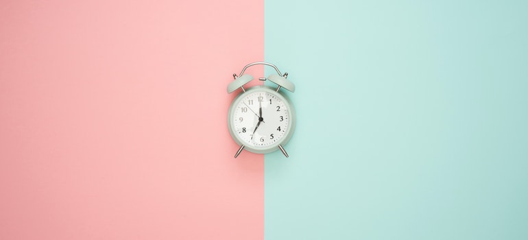 A clock