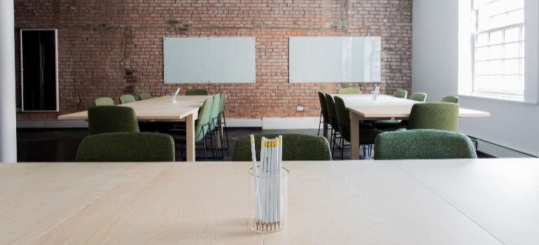 meeting room in a office building