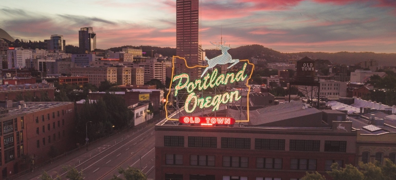Portland, Oregon sign