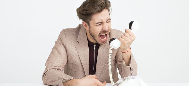 Frustrated man