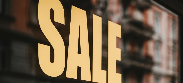 Sale sign
