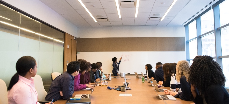 people at the meeting