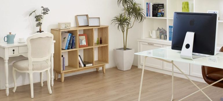Different furniture in a modern room