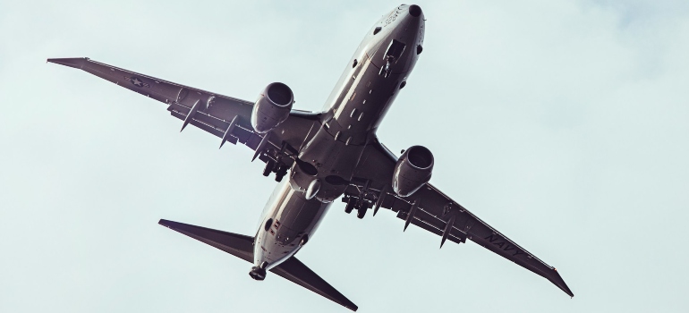 A Boeing 737 Max performing touch-and-goes at Paine Field in Everett