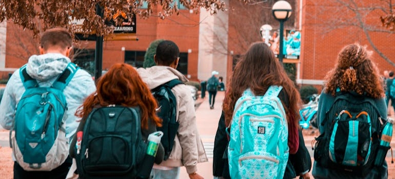 Students with backpacks consider mobile storage in major life transitions in Seattle