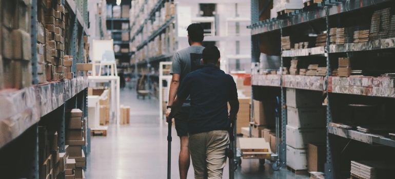 men talking about storage tips for small apartments